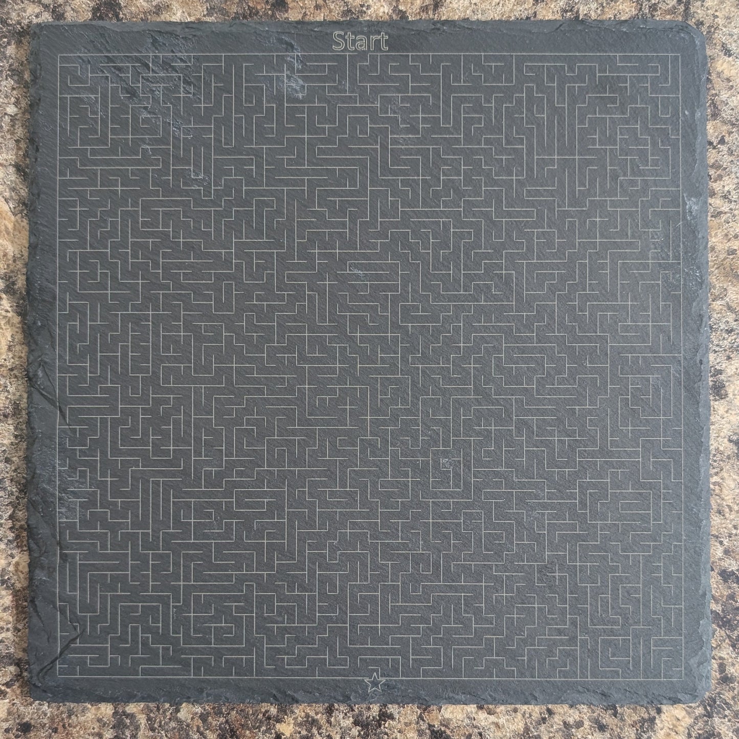 10-Inch Square Slate Coasters