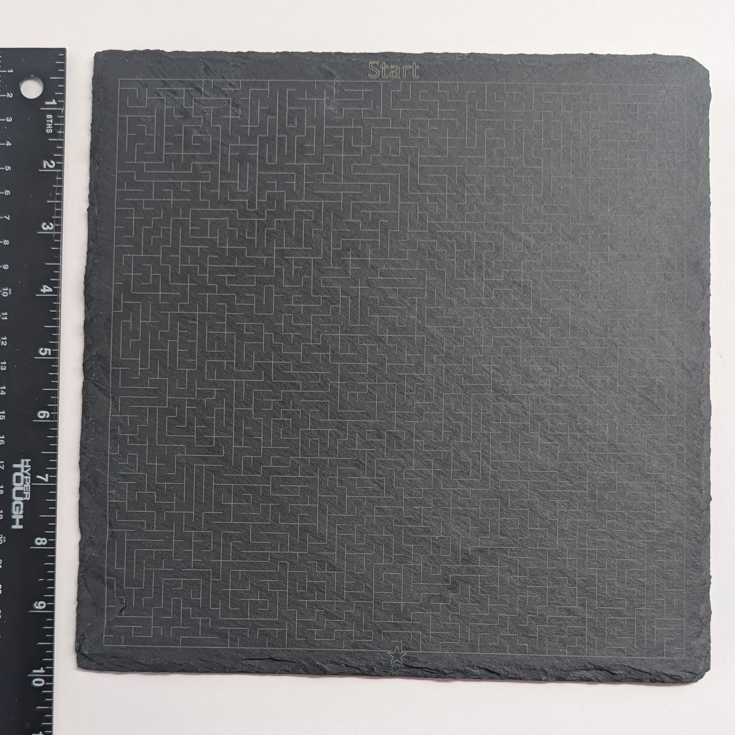 10-Inch Square Slate Coasters