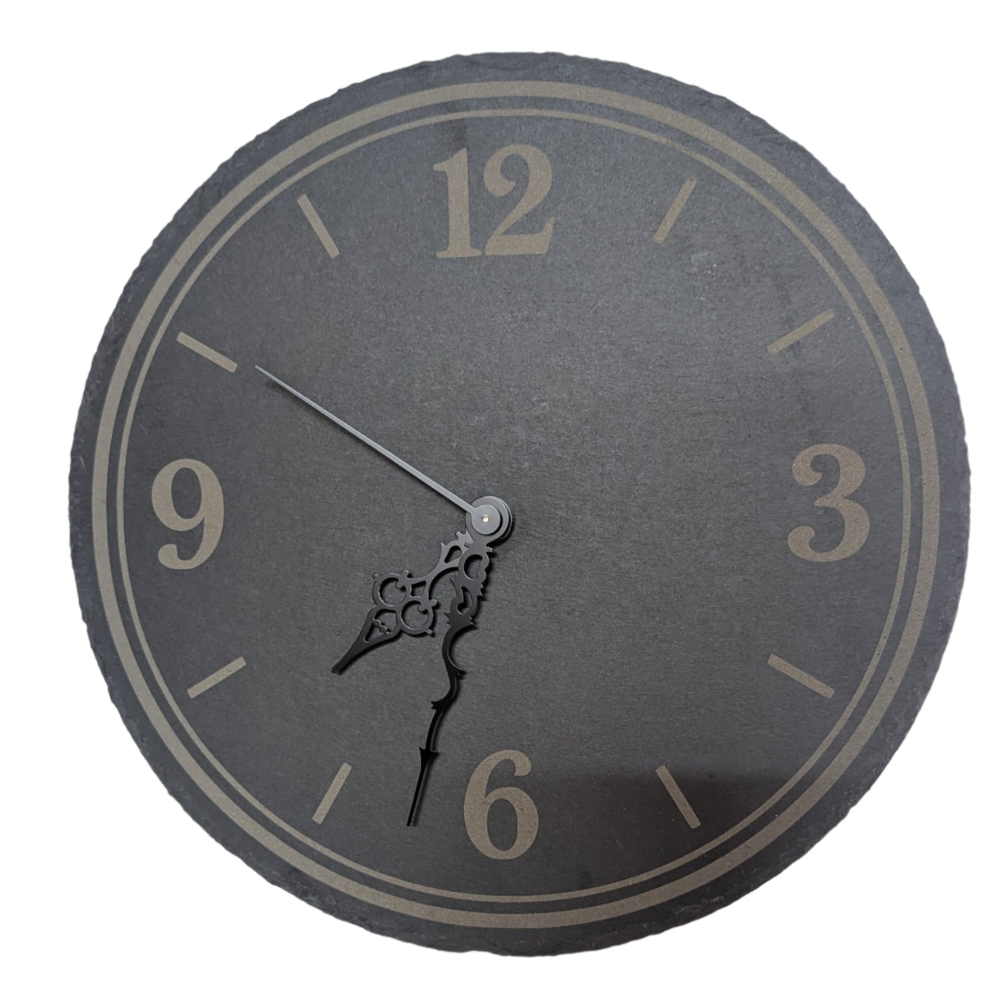 11-Inch Slate Wall Clock - Customizable