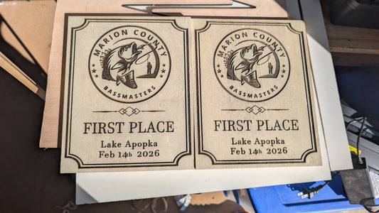 Custom Wood Plaques - 8x10 Laser Engraved