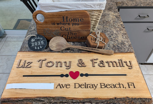 Signature Home Gift Basket - Custom Engraved