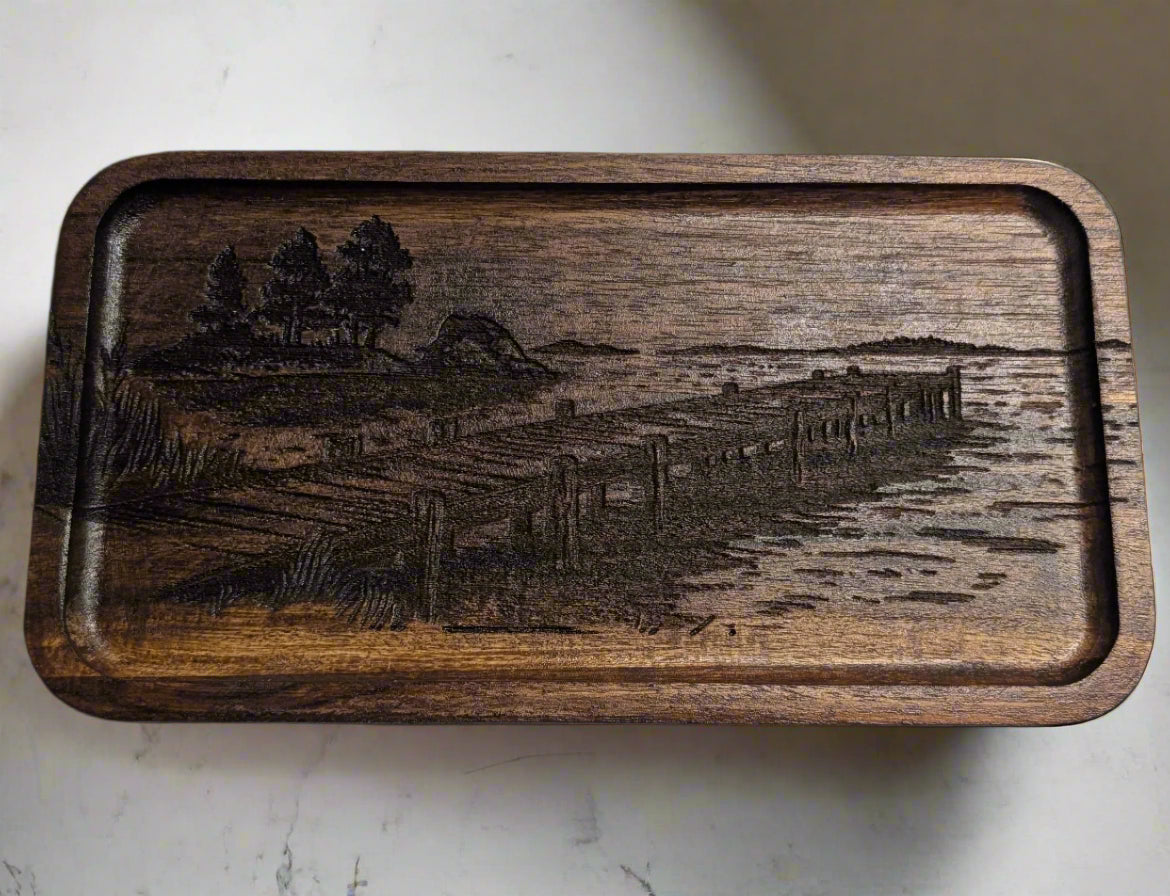 Custom Engraved Rectangular Dish
