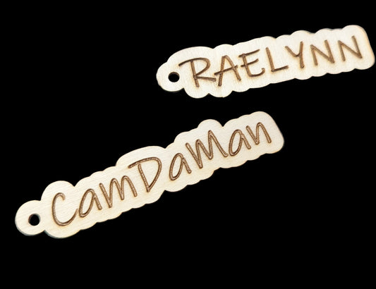 Custom Made Wooden Keychain Variety