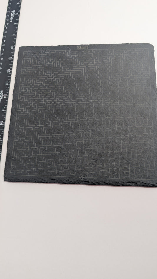 10-Inch Square Slate Coasters