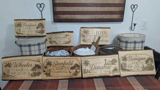 Signature Home Gift Basket - Custom Engraved