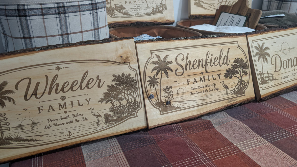 Signature Home Gift Basket - Custom Engraved