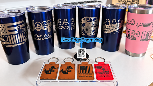 Engraved Jeep & Duck Tumblers