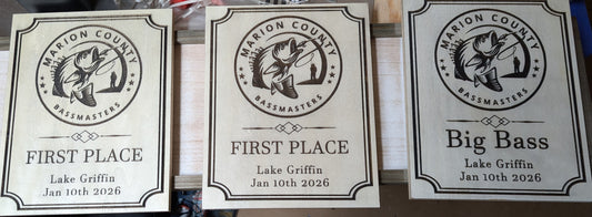 Custom Wood Plaques - 8x10 Laser Engraved