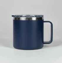 Custom Engraved Steel Mug w/ Handle