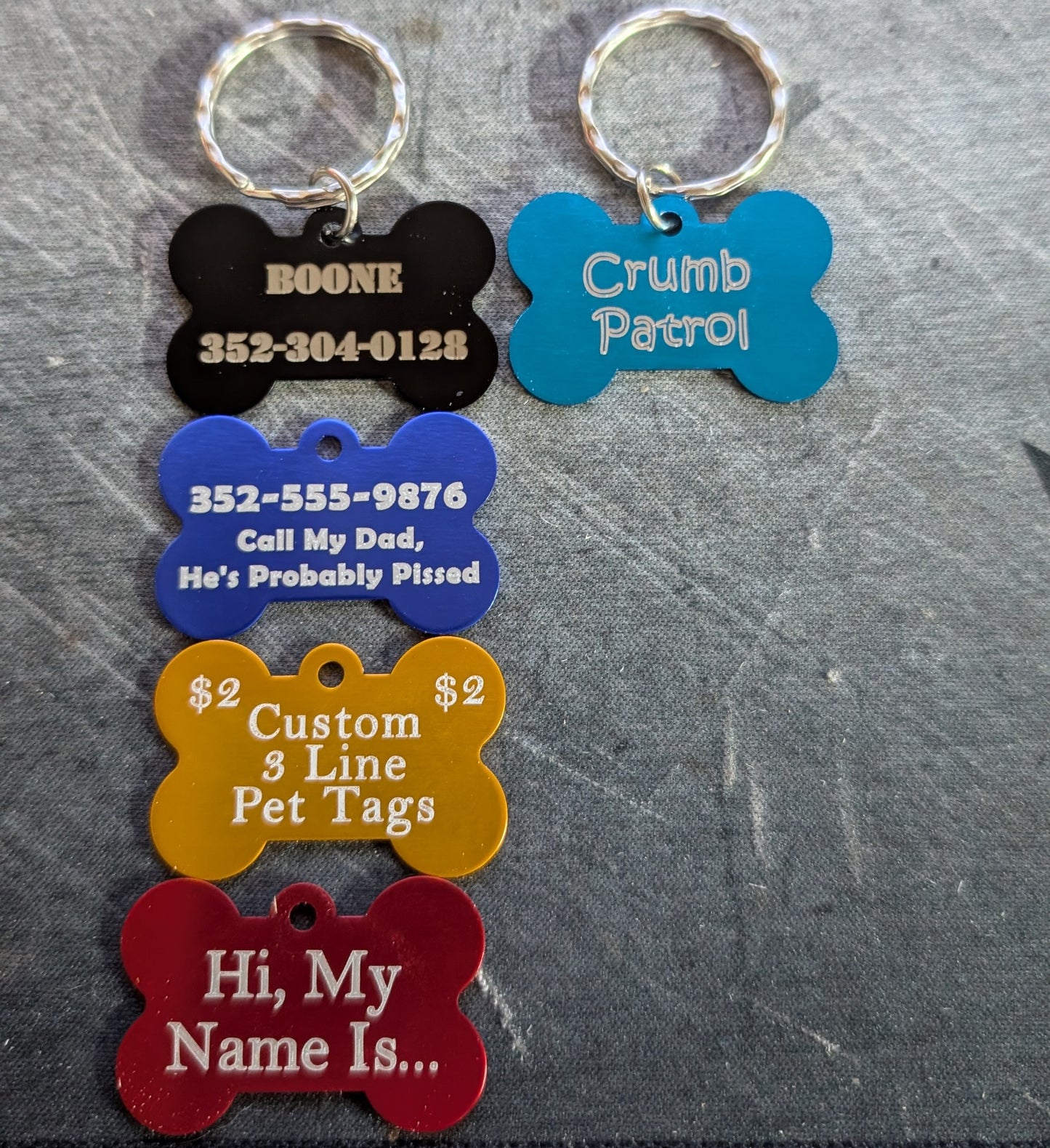 Custom Pet ID Tags