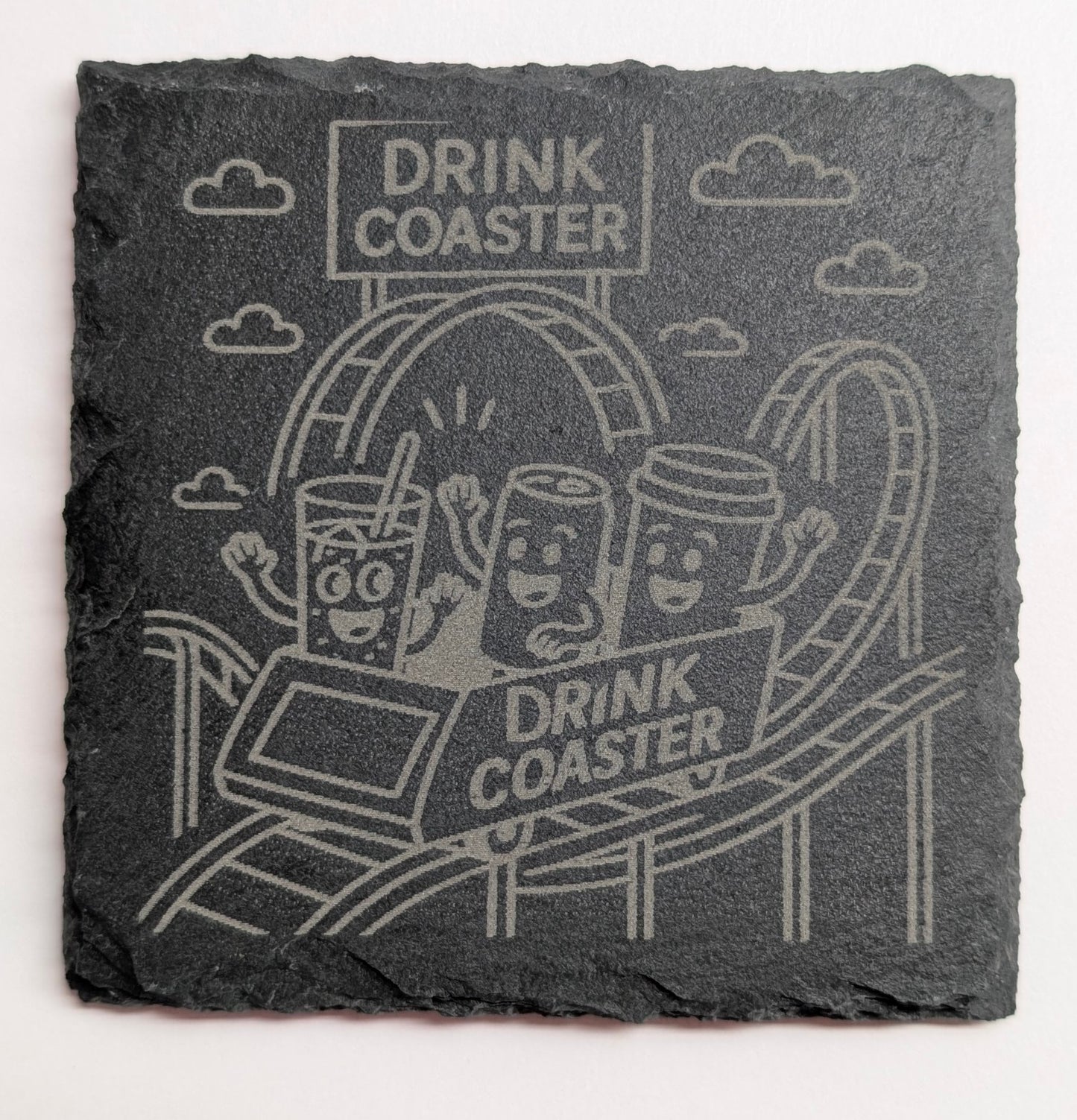Customizable Slate Coasters 4in.